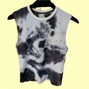 Zyia Hendrix Tank San Diego active waffle womens small Tie dye top shirt…